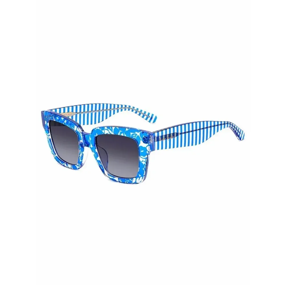 New Kate Spade BRYNNE/G/S-GF5/9O Transparent Blue Square Sunglasses - Women
